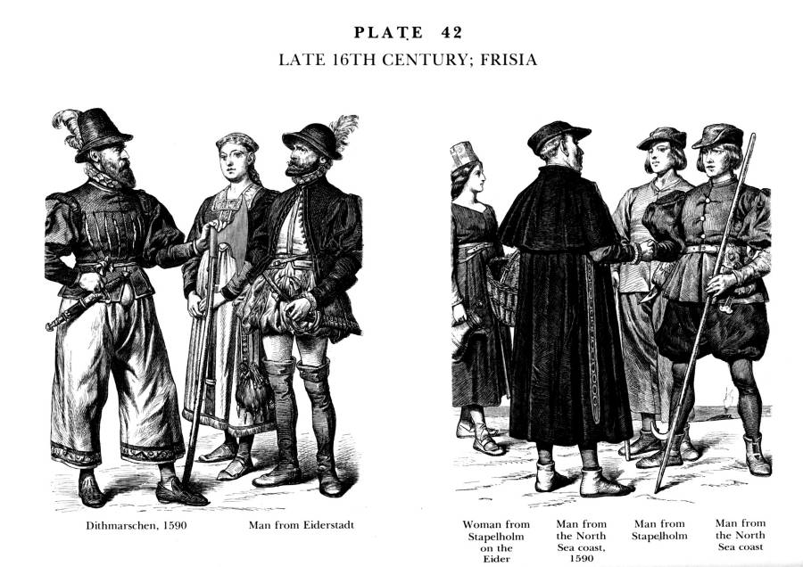 Planche 42a Fin du XVI Siecle - La Frise - Late 16Th Century - Frisia.jpg
